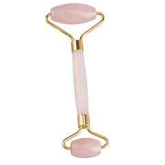 Rose Quartz Roller Slimming Face Massager Lifting Tool Natural Jade Facial Massage Roller Stone Skin Massage Beauty Care Set Box