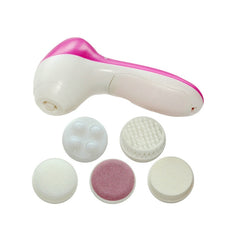 5 in 1 Electric Facial Pore Cleanser Deep Clean Wash Face Cleansing Brush Machine SPA Spin Brush Skin Care Tool Massage Cleanser