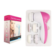 5 in 1 Electric Facial Pore Cleanser Deep Clean Wash Face Cleansing Brush Machine SPA Spin Brush Skin Care Tool Massage Cleanser