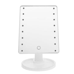 Professional LED Touch Screen Makeup Mirror Luxury Mirror With 16/22 LED Lights 180 Degree Adjustable Table Make Up Mirror