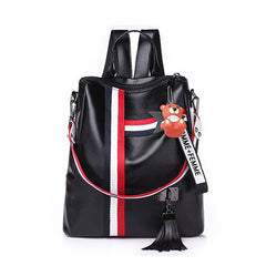bags for women 2018  new retro fashion zipper ladies backpack PU  Leather high quality school bag shoulder bag for youth bags