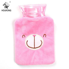 Cute Hot Water Bottles Hand Feet Warming Cartoon Water Filling Hot Water Bag Bottles Winter Portable Hand Warm Water Bottle